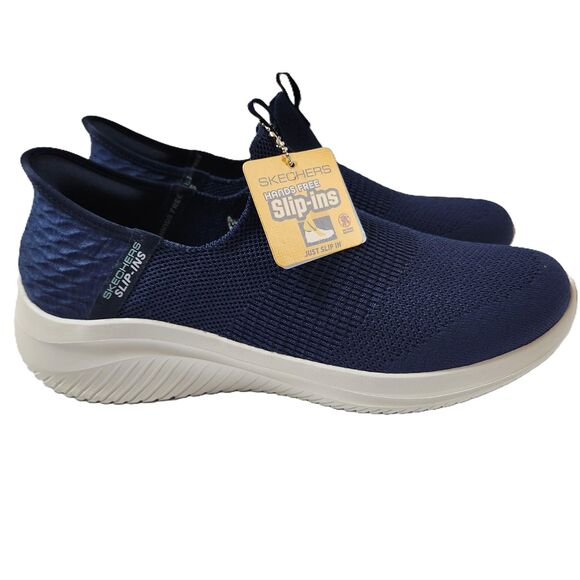 Skechers Hands Free Slip-Ins Memory Foam Women's size 11 Wide Fit Navy - Picture 1 of 11